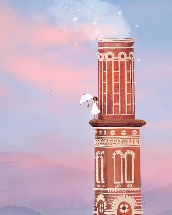 DundeeCulture's tweet photo. ❤️😍 Daydreaming in #Dundee! Another beautiful artwork by the incredible Gillian Gamble! The #CoxsStack is a great symbol of Dundee's jute mill heritage! ❤️😍

📍 Cox's Stack
🎨 Gillian Gamble (https://t.co/mUBck3Aynu) https://t.co/gxaUkGooCE