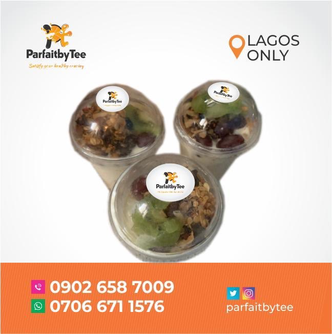 Good health is good business, and that’s why I’m introducing the best and healthy parfait and smoothie in Lagos from @parfaitbytee It’s 100% affordable and healthy. Send a dm or WhatsApp message on 07066711576 to place an order