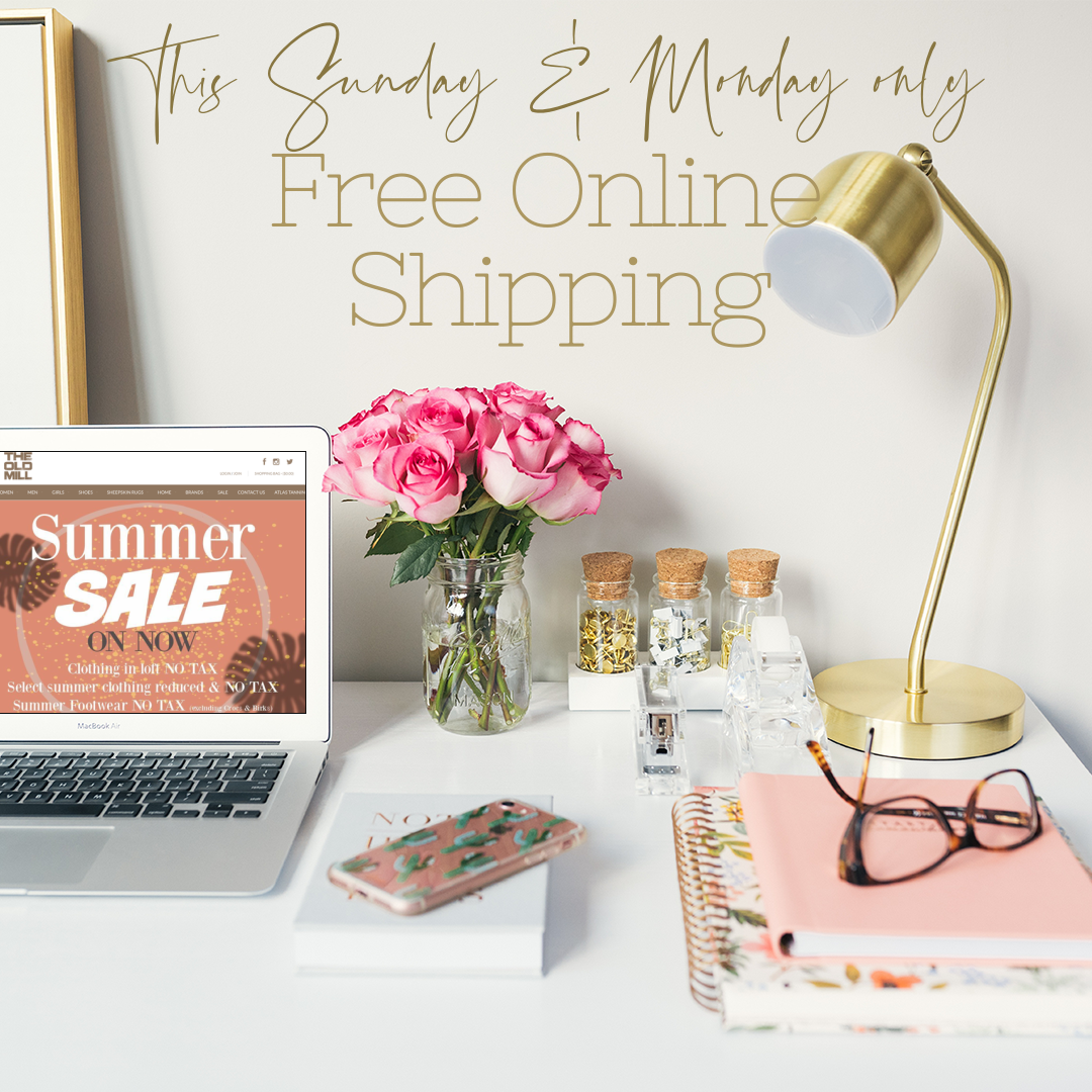 Enjoy free shipping online now until Monday!  ➡ - mailchi.mp/a356d36c39f5/o…