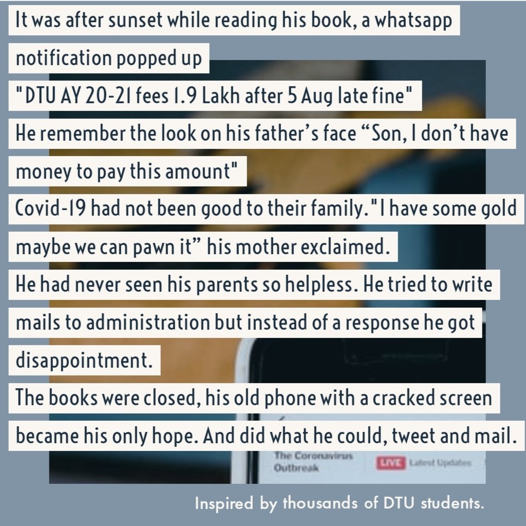 anonsignedindia's tweet photo. #RelaxDTUFees #dtufeerelaxation #dtufees #FeesKamKarona #feesreduce #dtufeesrelaxation
@AtishiAAP @anubha1812 @nidhiindiatv @CMODelhi @msisodia @SanjayAzadSln
Been months since I tried to write something. https://t.co/8KkASS0jCt