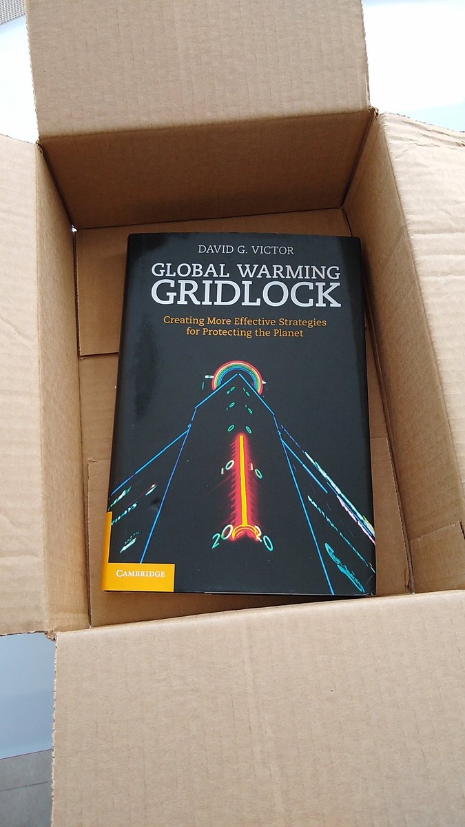 1\\ Just got "Global Warming Gridlock" in the mail from  @ewinsberg I'll be adding to this thread as I read the bookThanks Eric!