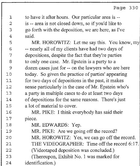 It seems like a common strategy for both  #GhislaineMaxwell and  #Epstein is to just run down the clock. The lengthly repetitive 5th/14th responses to each question were tactical.