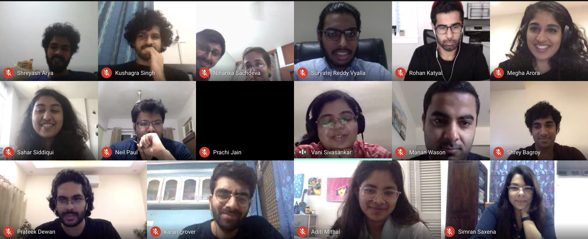 ponguru's tweet photo. Super nostalgic catching up with 55+ #PrecogAlums spread across the globe now! Spent 2.5hrs reliving lot of memories, fun facts from last 11 years; we had students from the 1st batch of #IIITD to the 2020 batch of both #IIITD &amp; #IIITH join the call. https://t.co/K1zFuYP3B6
