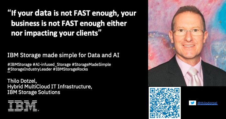 thilodotzel's tweet photo. By optimizing #Storage to work well with #AI, businesses can extract more value out of their #Data.
Start with #DataPuddles or #DataLakes,
with #IBM you can even handle #DataOceans
in the speed your business needs: https://t.co/NKshg2MwLn
#StorageIndustryLeader #IBMStorageRocks https://t.co/bTexxBsCCv