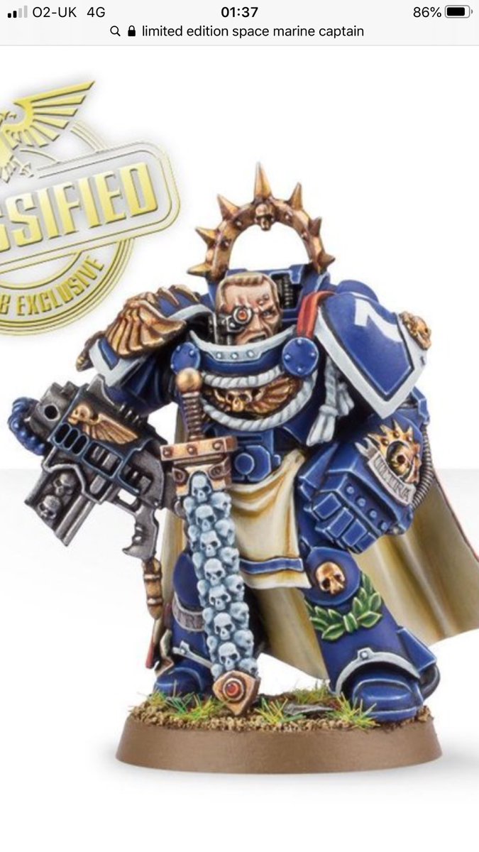 space marine chapter master model