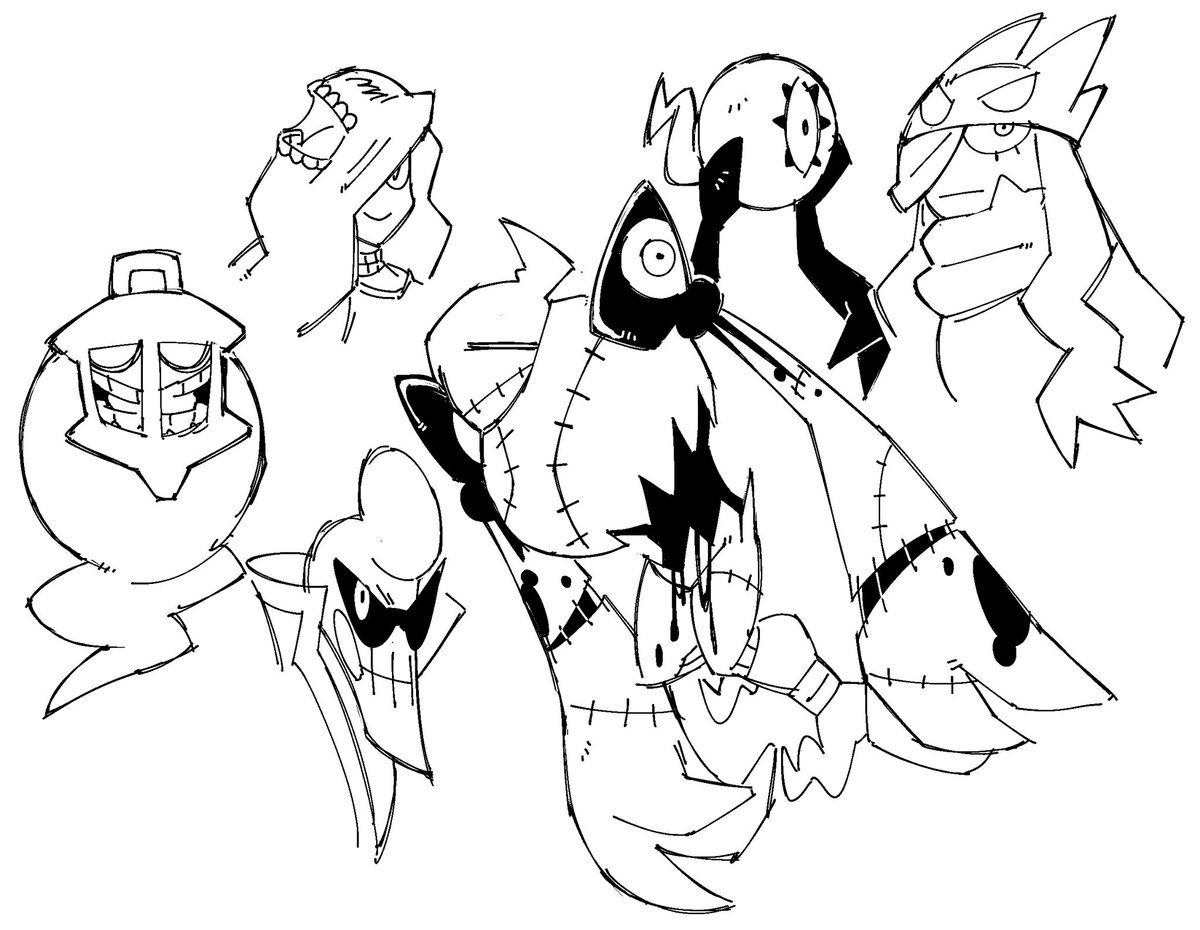 Ghost design sketches 