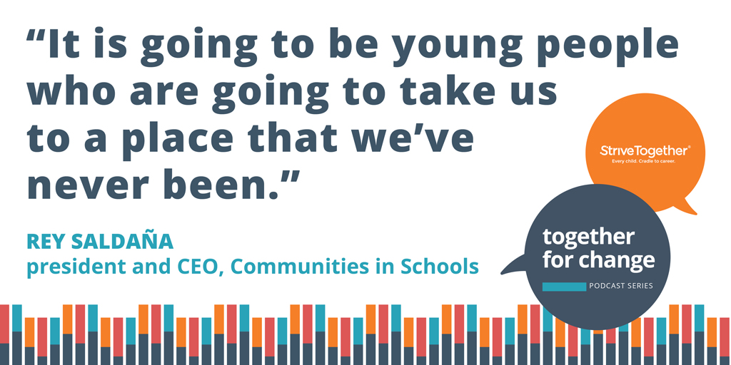 StriveTogether (@strivetogether) on Twitter photo “It is going to be young people who are going to take us to a place that we’ve never been,” says <a href="/rey4sa/">Rey A. Saldaña</a> of <a href="/CISNational/">Communities In Schools</a>. Hear from Rey in the new episode of our #TogetherForChange podcast as he talks with <a href="/JenBlatz/">Jennifer Blatz</a> about the power of youth & communities: podcasts.apple.com/us/podcast/cov… “It is going to be young people who are going to take us to a place that we’ve never been,” says <a href="/rey4sa/">Rey A. Saldaña</a> of <a href="/CISNational/">Communities In Schools</a>. Hear from Rey in the new episode of our #TogetherForChange podcast as he talks with <a href="/JenBlatz/">Jennifer Blatz</a> about the power of youth & communities: podcasts.apple.com/us/podcast/cov…