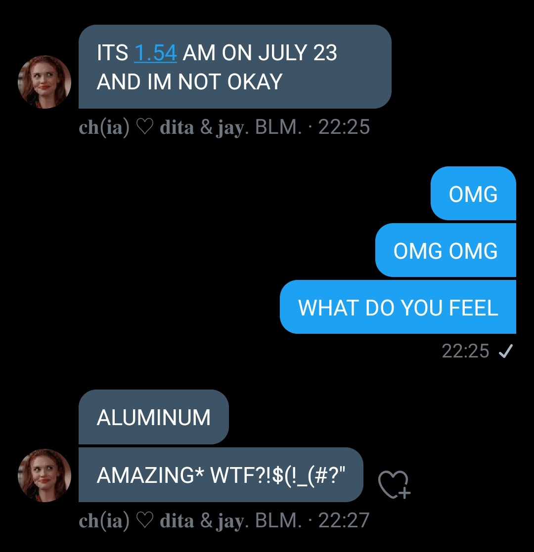 do you ever feel like  alUmiNiuM