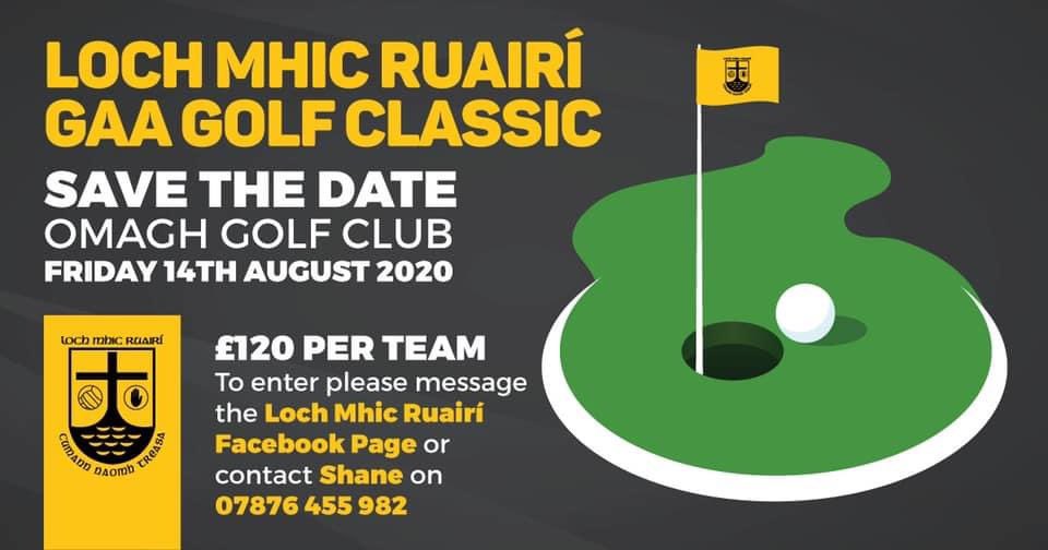 boru12's tweet photo. Looking forward to the Loughmacrory GAA Golf Classic on Friday 14th August in Omagh Golf Club. Tee times are filling up fast so get in touch if you are interested in entering a team or if you would like to sponsor a hole. 

👍🏼🏌️‍♀️ 🏌️‍♂️ ⛳️ 🌓 https://t.co/dCGCK7epUs