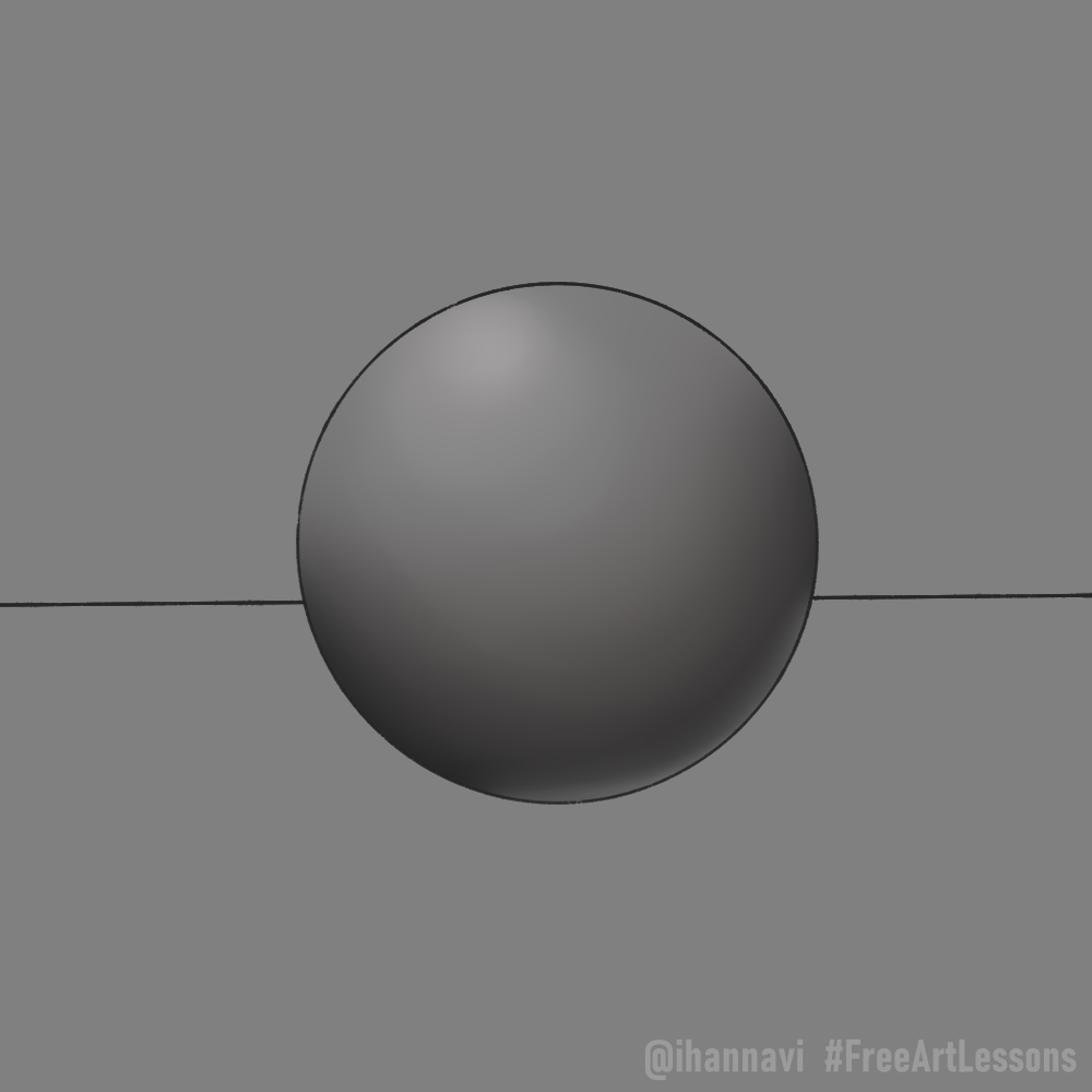 iHannavi's tweet photo. Happy August 1st! For the start of #FreeArtLessons let's start with really basic object shading. ⚪️ Start by drawing a circle. https://t.co/jqcPe7YSPl