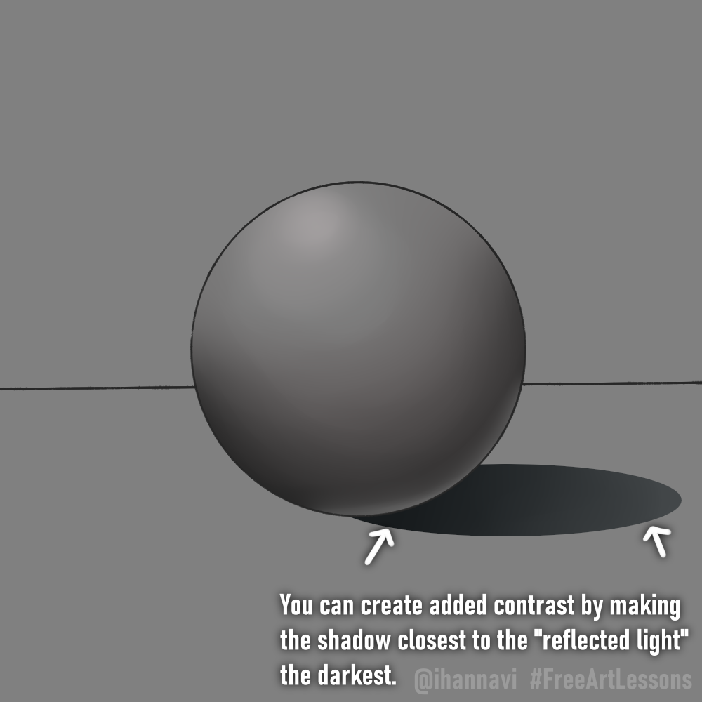 iHannavi's tweet photo. Object Shading (cont). If you want your shading to stand out a little more, try adding some texture! This can be done digitally and traditionally with different types of brushes, pencils, and shading techniques. Tomorrow we'll look at more types :) #FreeArtLessons https://t.co/atx3M43uF7