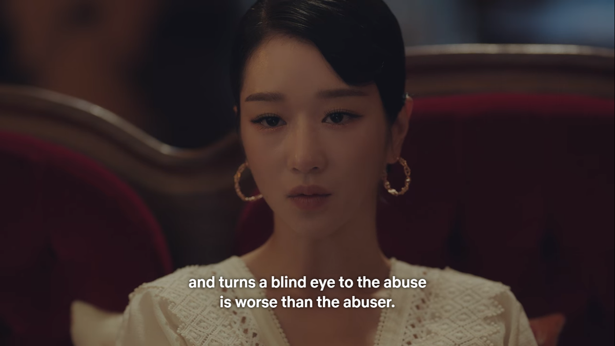 SAY IT LOUDER FOR THE PEOPLE AT THE BACK MUN YEONG! 

Enablers are really the worst #ItsOkayToNotBeOkayEP13 #ItsOkayToNotBeOkay