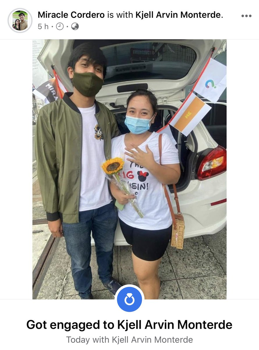 MercadoKatey's tweet photo. Grabe hindi parin ako makapaniwala na engaged na ang bestfriend ko. Hindi ko ma explain yung feeling hahaha! Sa lahat ng pagsubok and everything... kayo at kayo parin talaga ang tinadhana. Super happy for you guys! 🥺🥺🥺
@KJELLdot  @mdvcordero https://t.co/6Xzx5QHTou