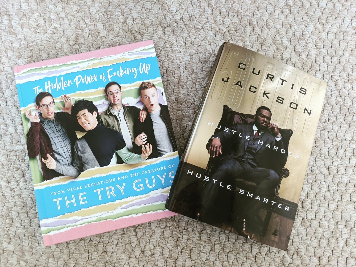gavedley's tweet photo. Couple of my recent reads - very diverse!
@tryguys @50cent
#tryguys #tryguysbook #50centbook #hustleharder #hustlesmarter https://t.co/r0kRzQ9hn7