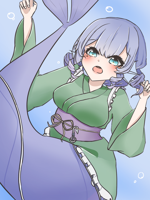 8月1日はわかさぎ姫の日のtwitterイラスト検索結果