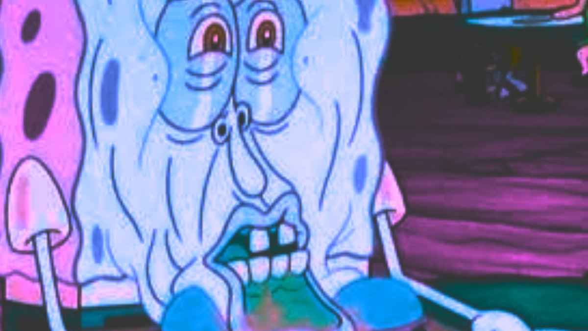 GamingMethodist's tweet photo. Spongebob But its cursed. 

Video Link - https://t.co/ZulEkXBWqU

#memesdaily #Memes #SpongeBob https://t.co/oqvb2uXlUc