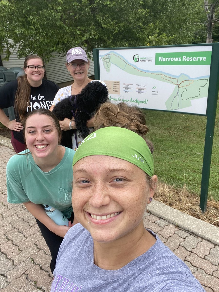 Life is about the off road adventures too. Great morning Ladies!