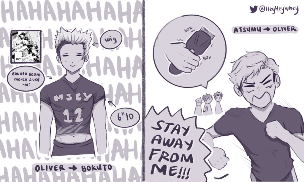 MSBY Black Jackals hair swap shenanigans
#MSBY #haikyuu 