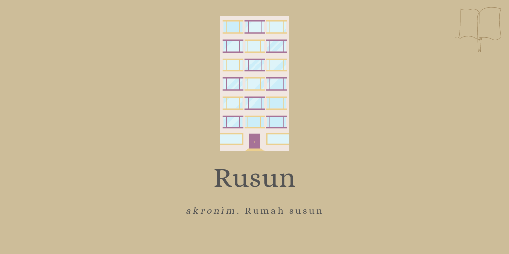 leksikal_id's tweet photo. Yuk hari ini kita belajar akronim! 😊
Dalam KBBI, rusun adalah sebuah kata nomina yang merupakan akronim dari rumah susun 🏢
Rusun = rumah susun
Rusunawa = rumah susun sewa
#KBBI #satukatadenganLeksikal
#akronim https://t.co/4NbKcf4HCu