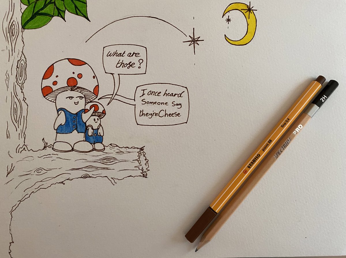 Deanharris5's tweet photo. In other news! I have a new comic concept over on Instagram called TheShroomsShow. It’s in development but give it a follow if you want to. https://t.co/muGGjsEWDL