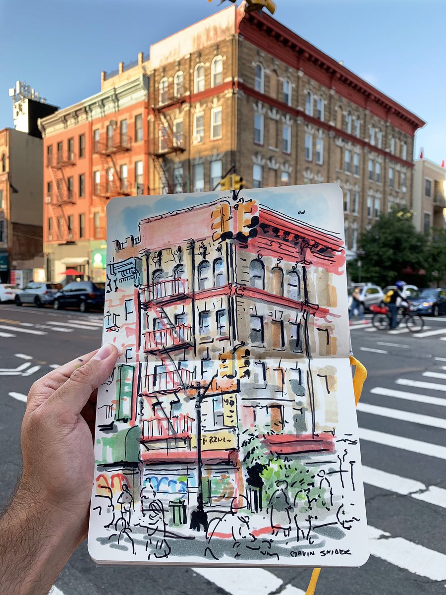 Catching the last July light on Java Street. 

#DrawNYC #greenpointers #urbansketchers #greenpoint #brooklyn #manhattanave #javast #archilovers #streetsofnyc #summerinthecity