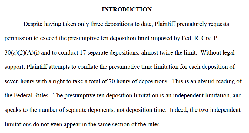 Back at it after a little sleep. I'm at page 2034, where  #GhislaineMaxwell is attempting to prevent some of the depositions from occurring. The few documents just before this section were related to the defamation suit between Alan Dershowitz and 2 attorneys from the 2005 case..