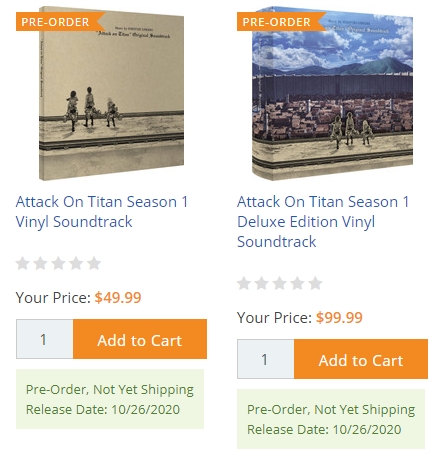 Attack on Titan Season 1 Soundtrack comes to Vinyl – All the Anime