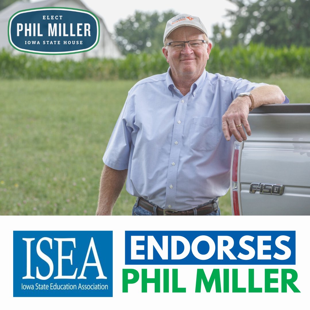 Phil Miller for Iowa House tweet media