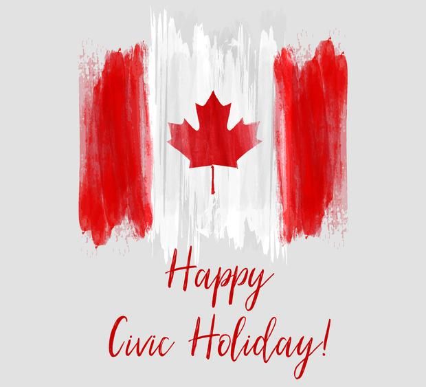 Happy Civic Holiday weekend! Stay safe, and have fun! ☀️