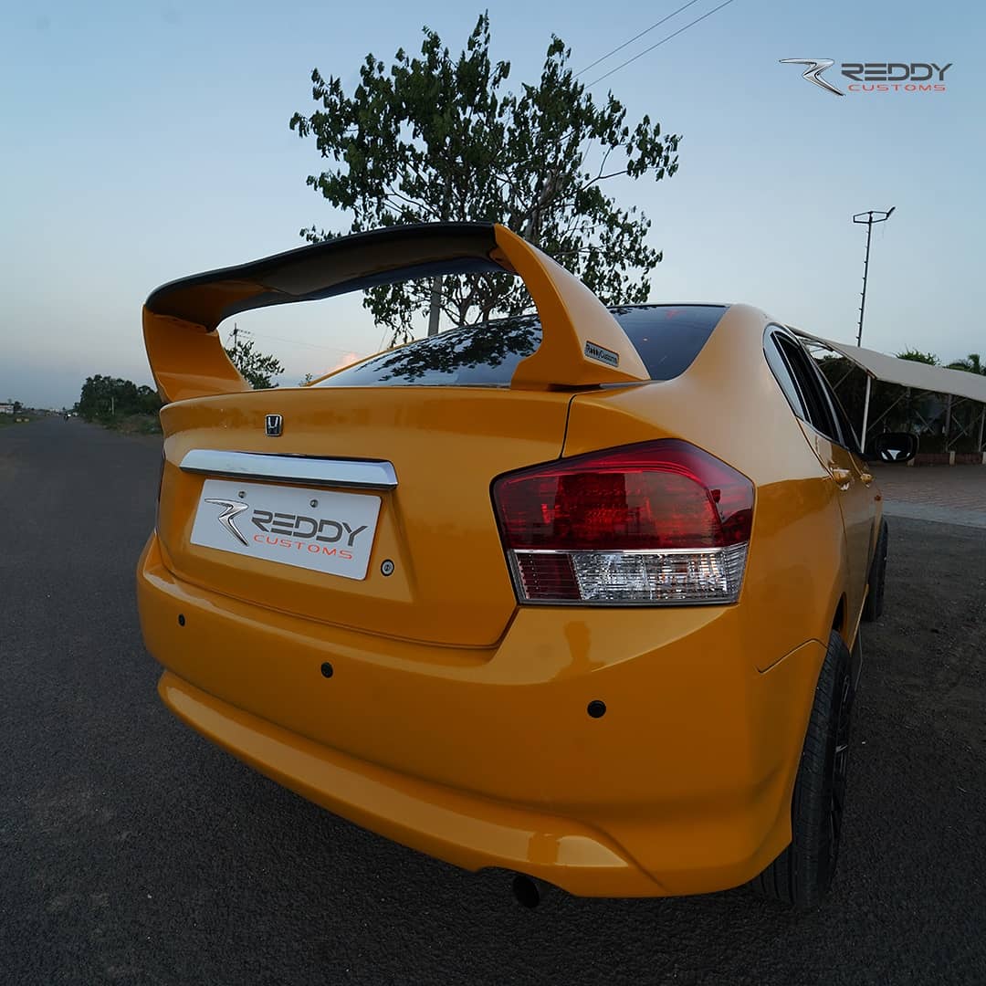 reddycustoms's tweet photo. We jazzed up this old Honda City for our customer, who has a lot of emotions attached to his car. We gave it a premium paint job, a custom spoiler,side skirtings and custom interiors to make it look as good as new, so that he can still ride it with pride even after so many years! https://t.co/AVGxDUQuSj