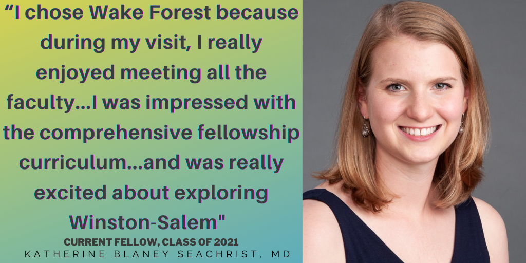 WakePallCare's tweet photo. Why did you choose @WakePallCare for your fellowship program? #hapc #wakeforest #comprehensivecurriculum https://t.co/TlhT5laOLK
