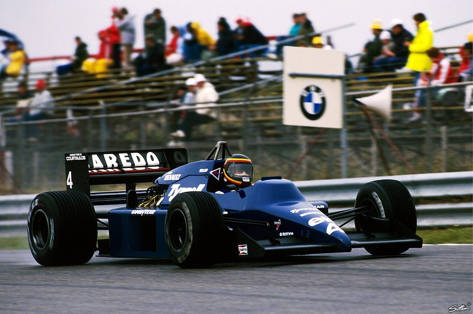 F1 Historical Stefan Bellof Tyrrell 012 Portugal Grand Prix Estroil 1984 F1
