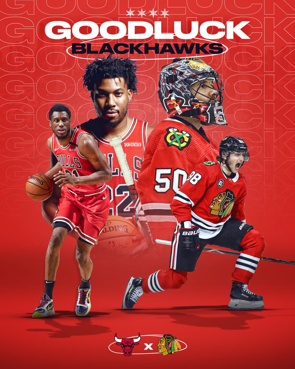 chicagobulls's tweet image. Hockey is back! #AllForOne

Best of luck today, @NHLBlackhawks!