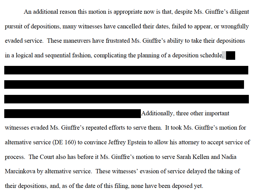 Just a rinse and repeat of the same games that  #GhislaineMaxwell played when they tried to depose her previously. Between Ghislaine dragging it out and these folks dodging depositions, it's obvious they were trying to run out the time on the clock here..