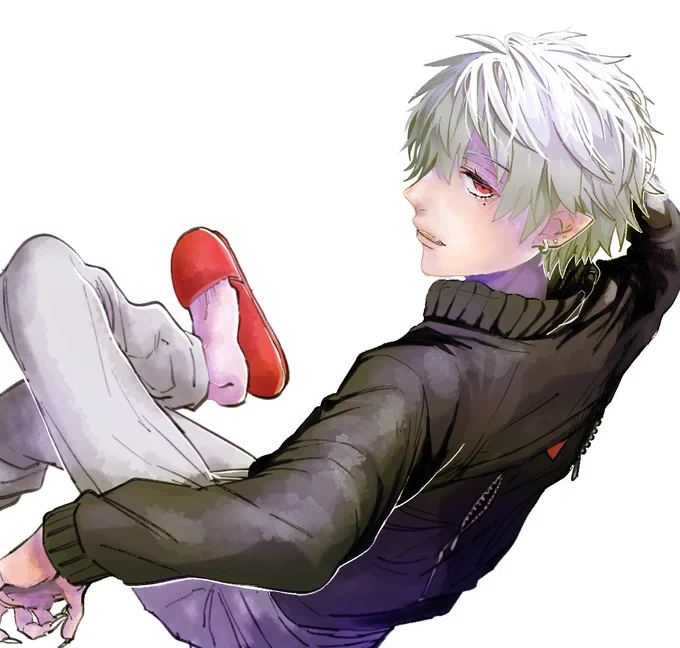謎なポーズになってしまった
 #KuzuArt 