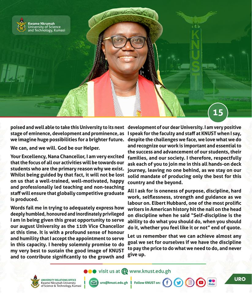 KNUST_Live's tweet photo. .... cont'd 

3. [Concluding Remarks]

#WelcomeProfDickson
#KNUSTLive https://t.co/XWON3HlsFL
