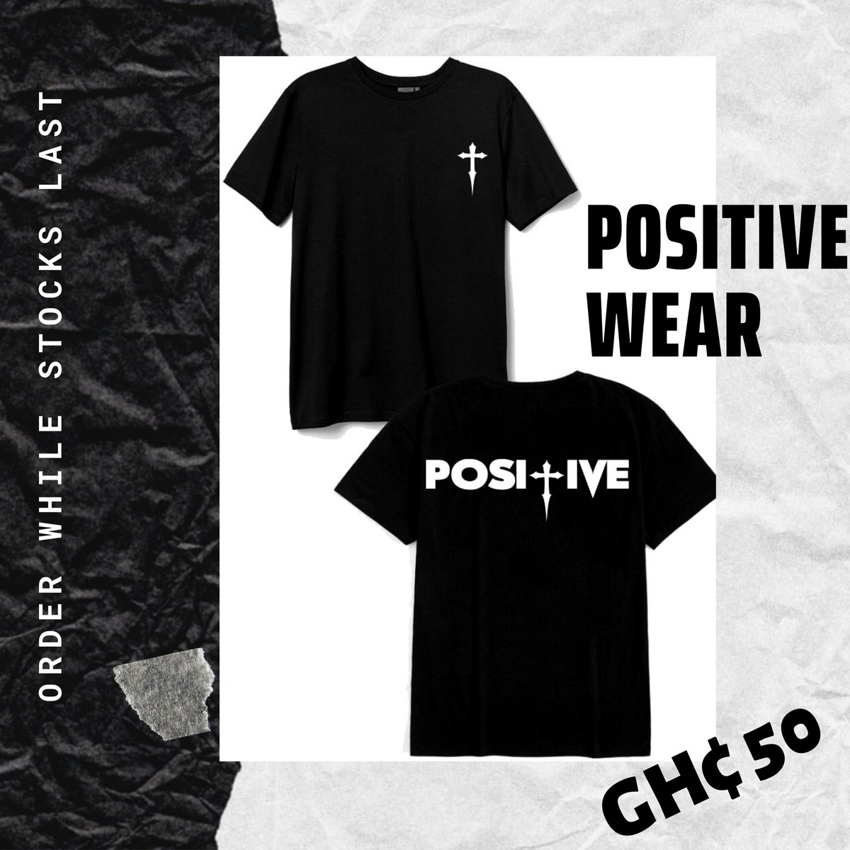 PositiveWearGh's tweet photo. New Collection Out Now!!!
Teeshirts Available In All Colours.
Get Yours Now.
Price: 50ghc
To Order Call: +2330239249913
Stay Positive. Feel Positive. Wear Positive.
#positiveweargh #newcollection2020 #newpost #kerseygroupholdings #staysafe #slayersblog
#gainwithbrytos https://t.co/5CkN9VvdSO