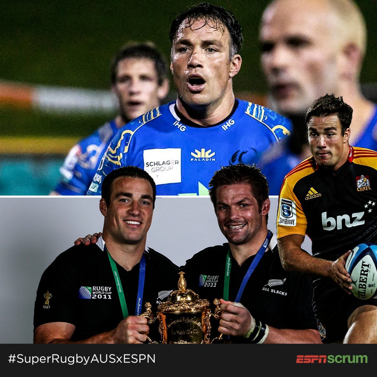 ScrumESPN's tweet photo. Campeón del mundo en 2011, Richard #Kahui jugó su último partido para #Chiefs en 2013, en la derrota 25-20 vs #Waratahs, y el score fue el mismo en la caída de #Force en su debut para los australianos este viernes ante #Rebels. 👊🏼💥

#SuperRugbyAUSxESPN https://t.co/JtQHMf57Gn
