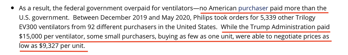 Nobody paid more than the American taxpayer. 