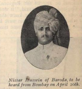 35. Ustad Nissar Hussain Khan 1937, '39. Master vocalist of the Rampur-Seheswan gharana, ustad of Ut Ghulam Mustafa Khan, Ut Rashid Khan and others. His tarana-gayeki is unmatched.