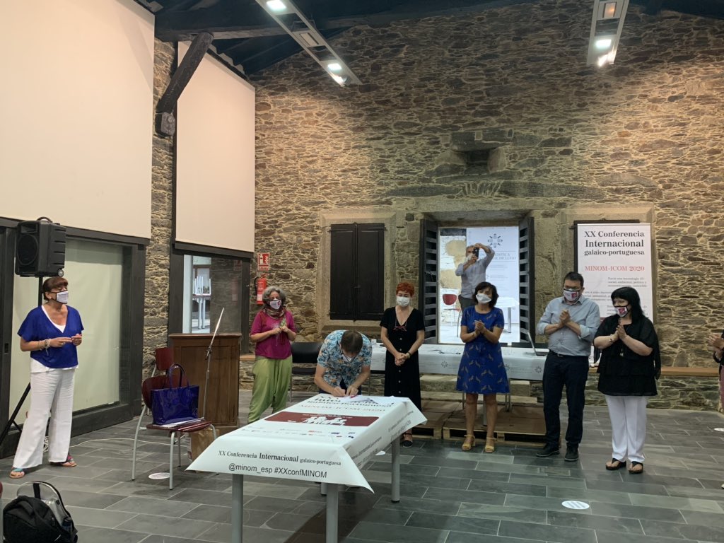 minom_esp's tweet photo. 🗣 ¡Constitución formal de #MINOMEsp!! #MuseologiaSocial @PazodeTor 👏😃 https://t.co/GZfDjHHIFe