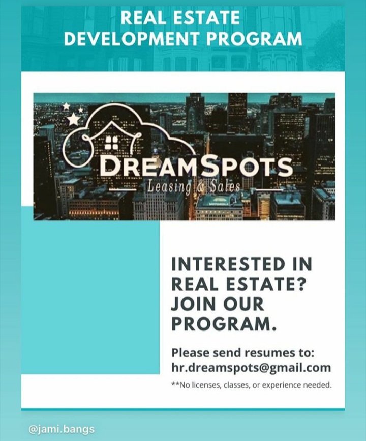 vegus718's tweet photo. "Have you ever considered🤔
 a career"
 in the Real Estate🏠🏗 industry?...
Let's get you started🙋🏽‍♂️
 Join our program👨🏽‍💻 and a fast Growing team
Check the flyer below⬇️ for resume 
application📋 details:
Contact me via email 
Vegus718@gmail.com https://t.co/1MKQq40o4b