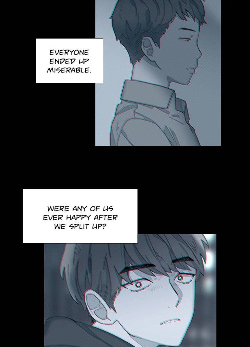 SEOKJINSJ thinks if he had talked to NJ, he could've stopped it. He comes out to see Taehyungie captured by the police. SJ thought of when being with each other made them happy & how all of them ended up so miserable. He wondered why & what happened to them... then suddenly...