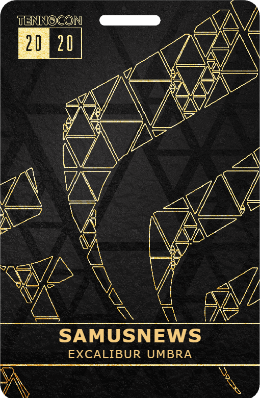 ClovisPilger's tweet photo. I’m ready for #Warframe's #TennoCon2020! https://t.co/oFjI1SmJ6u https://t.co/40wrZhR1IX
