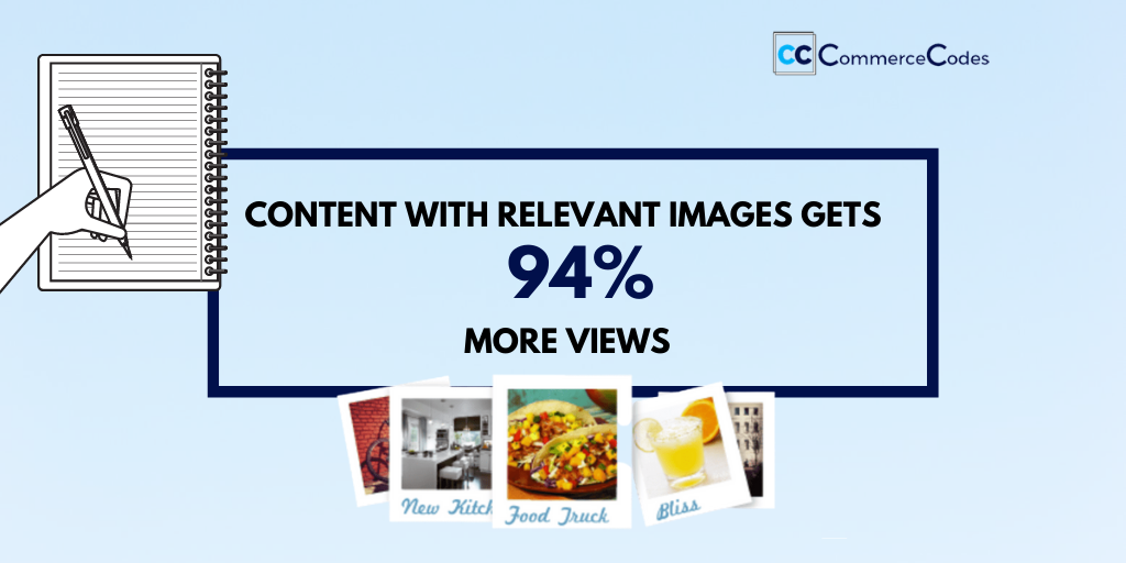 CommerceCodes's tweet photo. As the audience interacts more with images so marketers integrate visuals to the content to get more engagement on their content. They invest more time in creating compelling images📸

#creativemarketing #contentmarketing #digitalmarketing #commercecodes https://t.co/Kf2itnVFtY