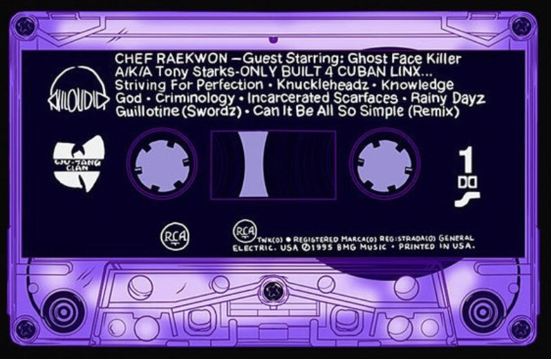 DJ Premier (@realdjpremier) on Twitter photo THE CLASSIC PURPLE TAPE TURNS 25 TODAY
AUG. 1, 1995 <a href="/Raekwon/">Raekwon The Chef</a> The Chef Birthed This Historic Body of Work...
SALUTE his A-Alike <a href="/GhostfaceKillah/">Ghostface Killah</a> and <a href="/RZA/">RZA!</a> <a href="/WuTangClan/">Wu Tang Clan</a> THE CLASSIC PURPLE TAPE TURNS 25 TODAY
AUG. 1, 1995 <a href="/Raekwon/">Raekwon The Chef</a> The Chef Birthed This Historic Body of Work...
SALUTE his A-Alike <a href="/GhostfaceKillah/">Ghostface Killah</a> and <a href="/RZA/">RZA!</a> <a href="/WuTangClan/">Wu Tang Clan</a>
