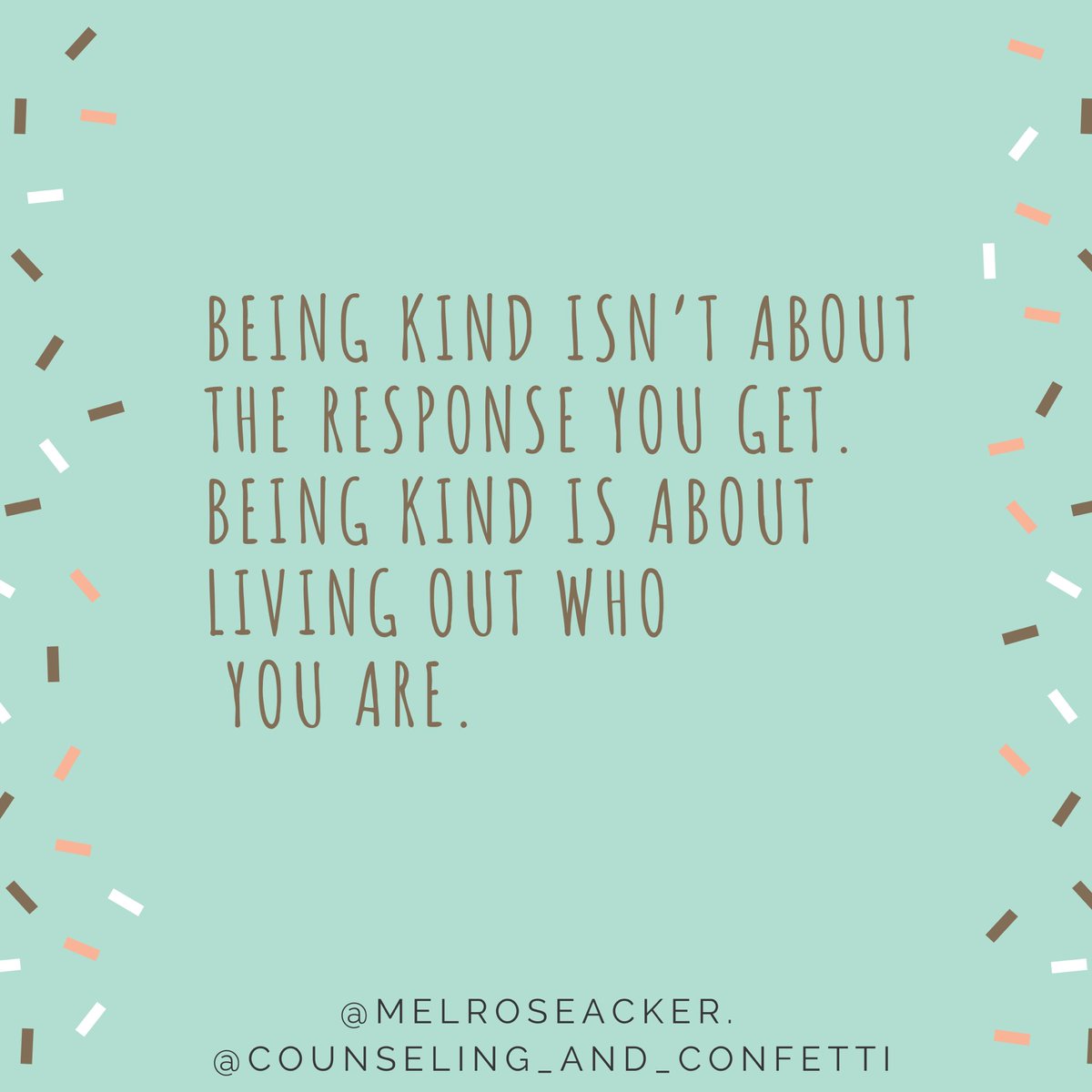 melroseacker's tweet photo. Kindness is not about getting something in return or to get the response you want. It’s about living out who you are and sharing goodness!! #joyfulleaders #powerofpositivity https://t.co/utiRhAaZ0f
