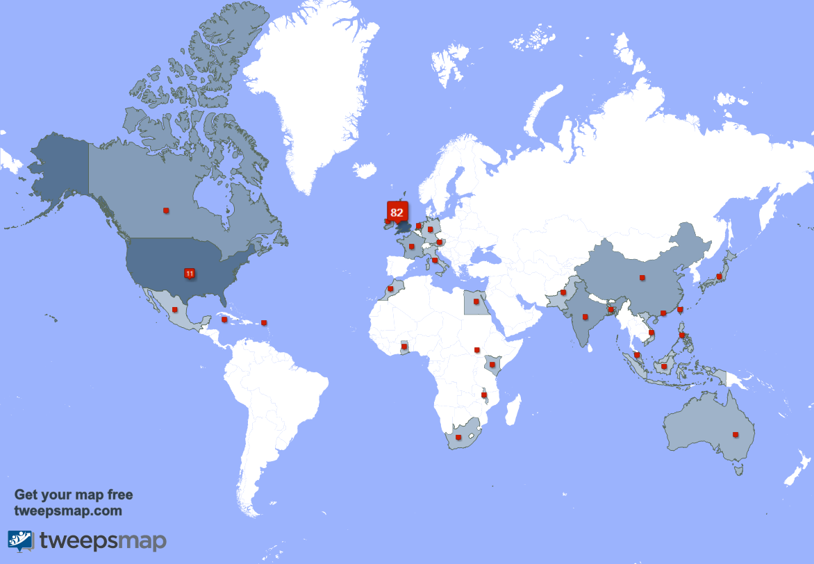 I have 1 new followers from Austria last week. See tweepsmap.com/!ArtisanExpert
