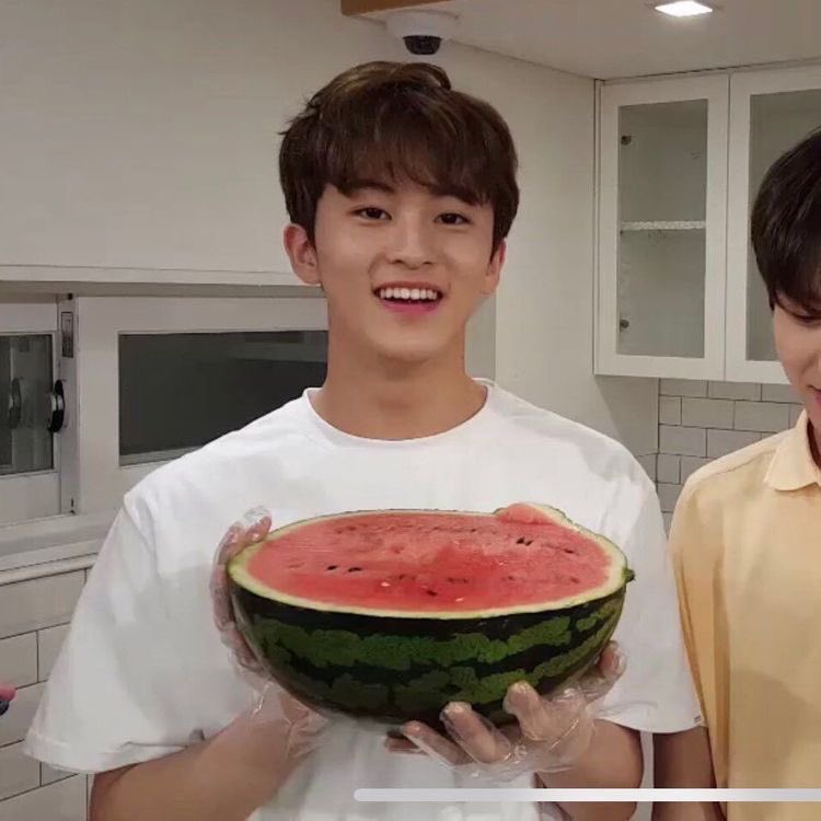 watermelon mark: -happy and pure -watermelon!!!-cute munching photos-how does he get that excited just from watermelon