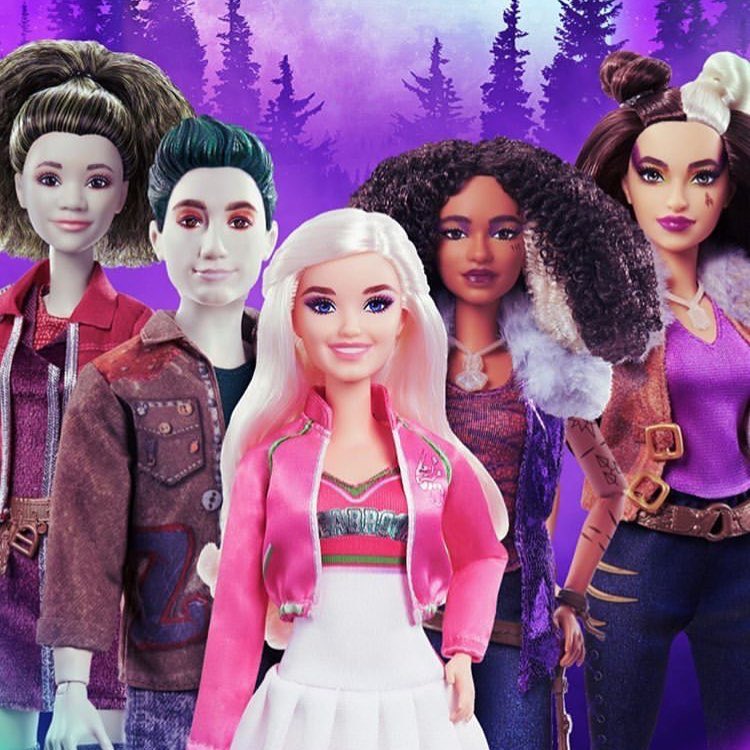 Disney Zombies 3 dolls 